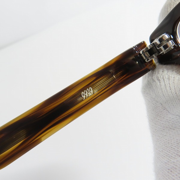 実際に弊社で買取させて頂いた999.9/フォーナインズ アイウェア/メガネフレーム/眼鏡 NP-17 の画像 5枚目