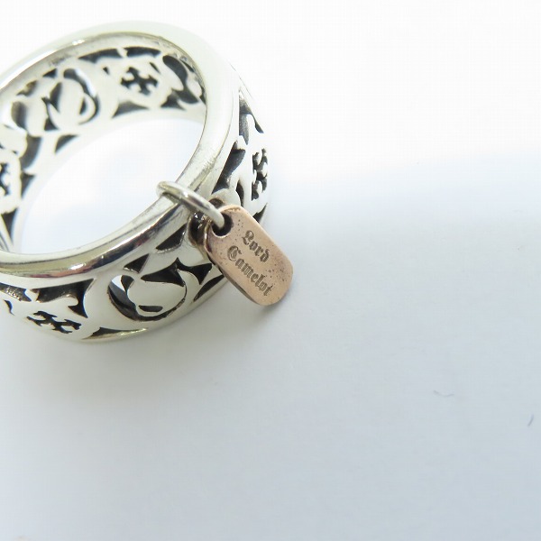 実際に弊社で買取させて頂いた【ギャラ付】Load Camelot/ロードキャメロット SVOXD タグチャーム付き リング LC747の画像 6枚目