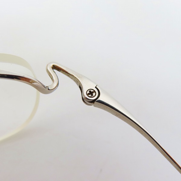 実際に弊社で買取させて頂いた999.9/フォーナインズ 度入り メガネフレーム O-03Tの画像 7枚目