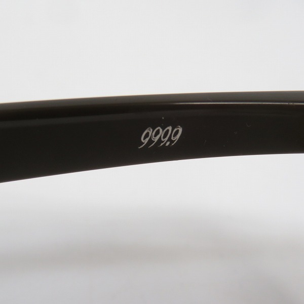 実際に弊社で買取させて頂いた999.9/フォーナインズ メガネフレーム/アイウェア NP-37の画像 6枚目