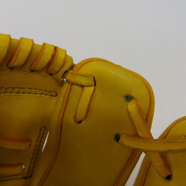 実際に弊社で買取させて頂いたHI-GOLD/ハイゴールド HIPER Strong ハイパーストロング 硬式 内野手用 グローブ/HIG-2314の画像 5枚目