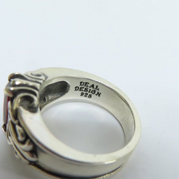 実際に弊社で買取させて頂いたDEAL DESIGN/ディールデザイン バゲットフローラル リング/19号の画像 6枚目