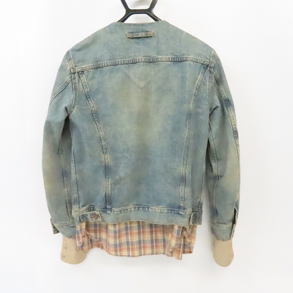 実際に弊社で買取させて頂いたMIHARA YASUHIRO/ミハラヤスヒロ リバーシブルデニムジャケット/Mの画像 1枚目