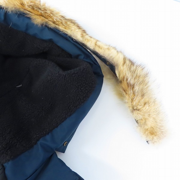実際に弊社で買取させて頂いたBack Channel/バックチャンネル DM-12 JACKET コヨーテファー ミリタリーコート/Mの画像 6枚目
