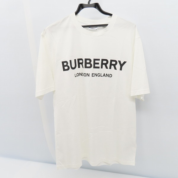 実際に弊社で買取させて頂いたBURBERRY/バーバリー 19SS LOGO PRINT ロゴプリント クルーネックTシャツ 8009495/M