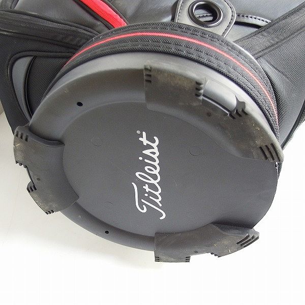 実際に弊社で買取させて頂いたTitleist/タイトリスト ゴルフ 6分割キャディバッグ ブラックの画像 7枚目