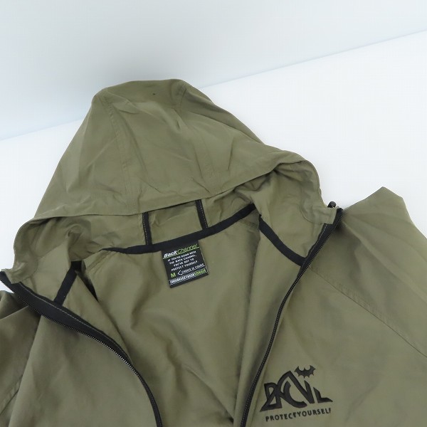 実際に弊社で買取させて頂いたBack Channel/バックチャンネル ナイロン ジップアップパーカー/Mの画像 4枚目