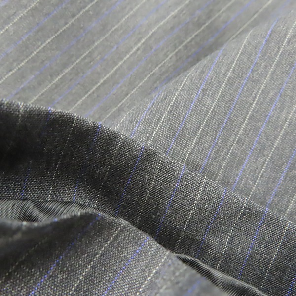 実際に弊社で買取させて頂いたPaul Smith/ポールスミス ストライプ柄 ウールテーラード ジャケット/Sの画像 7枚目