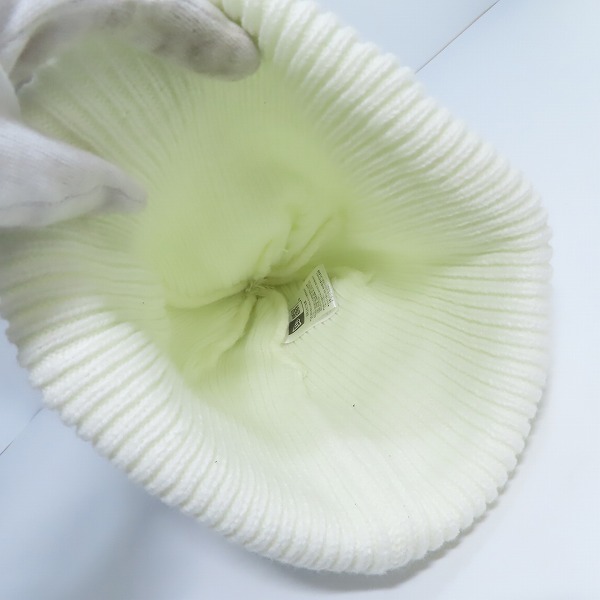 実際に弊社で買取させて頂いた(2)NEW ERA×FRAGMENT DESIGN/ニューエラ×フラグメント デザイン ポンポンニット リブ ホワイト の画像 5枚目