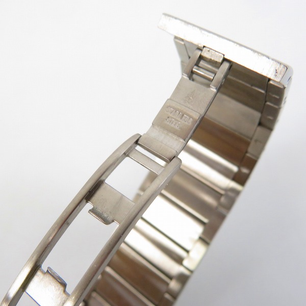 実際に弊社で買取させて頂いたBURBERRY/バーバリー スクエア クオーツ 腕時計 14000G【動作未確認】の画像 4枚目