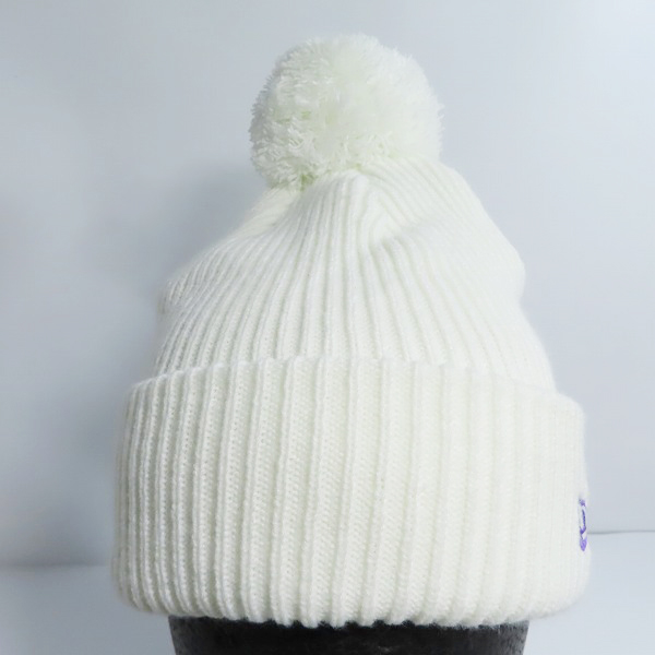 実際に弊社で買取させて頂いた(1)NEW ERA×FRAGMENT DESIGN/ニューエラ×フラグメント デザイン ポンポンニット リブ ホワイトの画像 1枚目