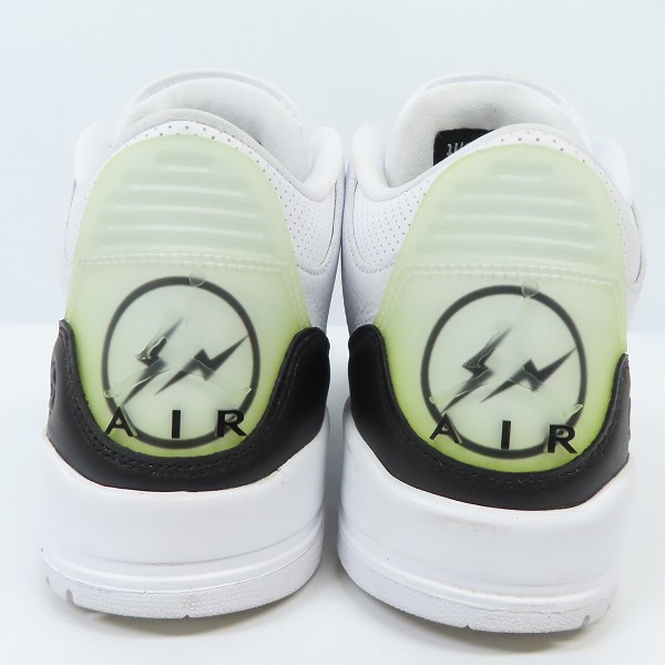 実際に弊社で買取させて頂いたFRAGMENT DESIGN×NIKE/ナイキ AIR JORDAN 3 エアジョーダン3 DA3595-100/28.0の画像 1枚目