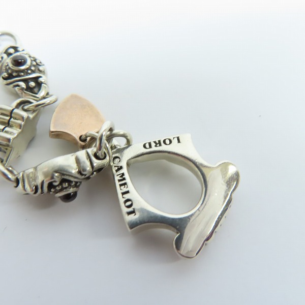 実際に弊社で買取させて頂いたLord Camelot/ロードキャメロット ガーネット ブレスレット LC1103 の画像 7枚目