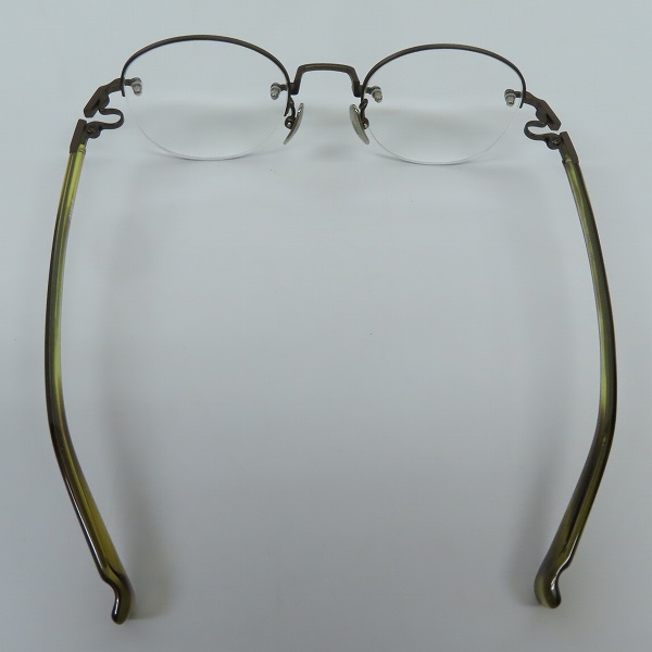 実際に弊社で買取させて頂いた999.9/フォーナインズ ツーポイント アイウエア/メガネフレーム 度入り TW-60Tの画像 3枚目