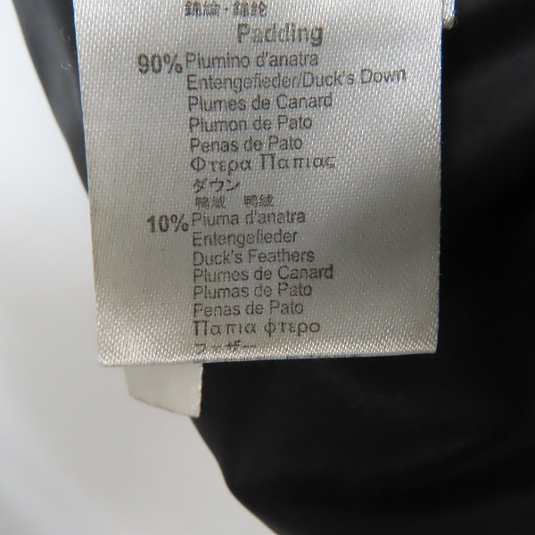 実際に弊社で買取させて頂いたEMPORIO ARMANI/エンポリオアルマーニ EA7 ダウンジャケット/Lの画像 4枚目