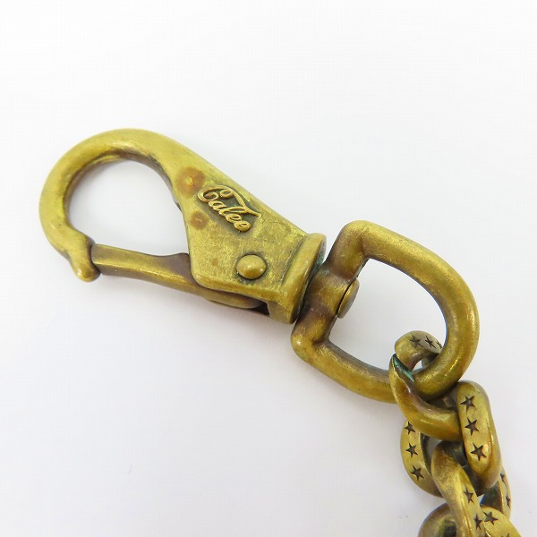 実際に弊社で買取させて頂いたCALEE/キャリー Concho Wallet Chain/コンチョ ウォレットチェーン ブラスの画像 3枚目