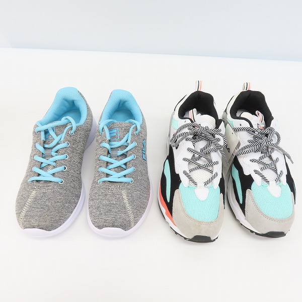 実際に弊社で買取させて頂いたFILA/フィラ スニーカー FILAVIA/RAY TRACER FTR128/F5105/25.0/2点セット