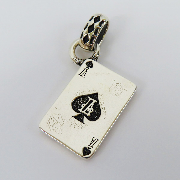 実際に弊社で買取させて頂いた【ワランティ付】GUCHO/ガッチョ BJ PENDANT トランプ ペンダントトップの画像 2枚目