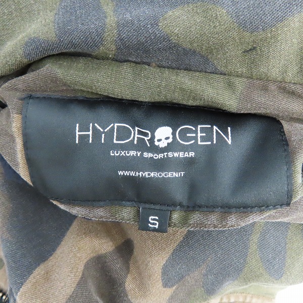 実際に弊社で買取させて頂いたHYDROGEN/ハイドロゲン カモフラ柄 リバーシブル ジップアップ ブルゾン/Sの画像 6枚目