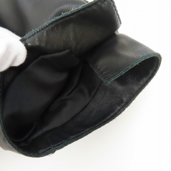 実際に弊社で買取させて頂いた【JPタグ】GIORGIO ARMANI/ジョルジオアルマーニ ラムレザー ジャケット/BORGO 21 SPA/46の画像 4枚目