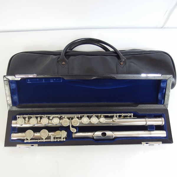 実際に弊社で買取させて頂いた【使用感有り】MURAMATSU Flute/ムラマツ フルート 型番不明 ハードケース・ケースカバー付