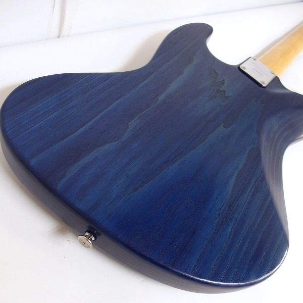 実際に弊社で買取させて頂いた★【難有り】Bacchus/バッカス WOODLINE WL4DX-ASH BLUE/OIL ジャズベースType 4弦エレキベース 日本製 ギグケース付の画像 7枚目