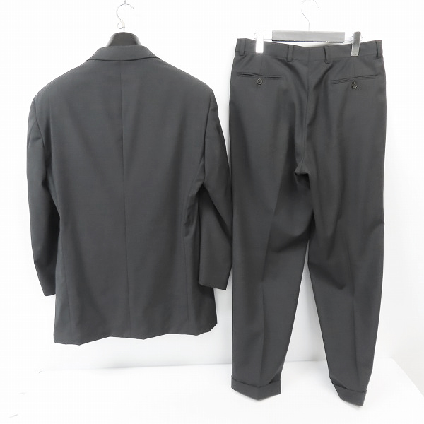 実際に弊社で買取させて頂いたGIORGIO ARMANI/ジョルジオアルマーニ 3B ストライプ テーラードジャケット/スラックス セットアップ/48の画像 1枚目