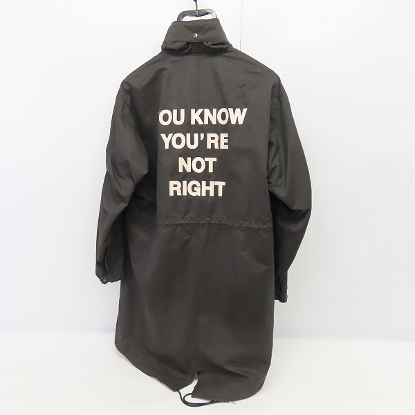 実際に弊社で買取させて頂いたNUMBER(N)INE/ナンバーナイン ロング丈 フーディジャケット 3の画像 1枚目