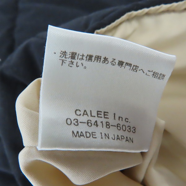実際に弊社で買取させて頂いたCALEE/キャリー 中綿 パデットジャケット /Lの画像 4枚目