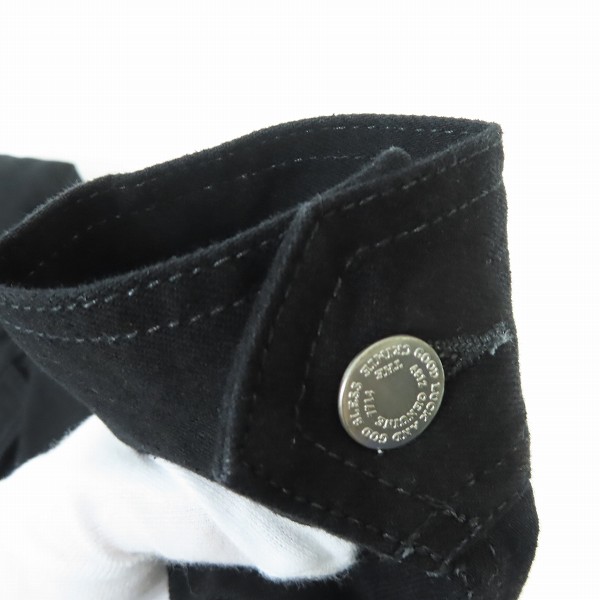 実際に弊社で買取させて頂いたTHE CRIME/クライミー BORN FREE STRETCH BLACK JACKET ストレッチ ジャケット CRA-BF1B-JK01/Sの画像 7枚目