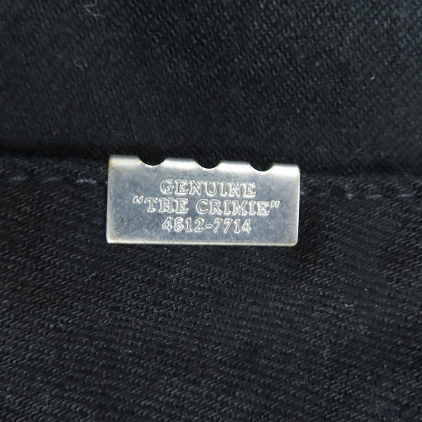 実際に弊社で買取させて頂いたCRIMIE/クライミー BORN AGAINST STRETCH SELVEDGE GARAGE HAPPI JACKET/ハッピジャケット CMS-BA-JKB1/Lの画像 4枚目