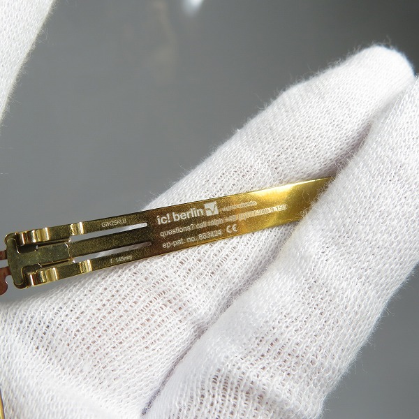 実際に弊社で買取させて頂いたic! berlin/アイシーベルリン U9 Guntzelstrase サングラス/アイウェア/863424の画像 6枚目