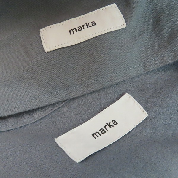 実際に弊社で買取させて頂いたmarka/マーカ 21AW ORGANIC COTTON SOFT AMUNZEN ワークジャケット/パンツ/1 セットアップの画像 2枚目