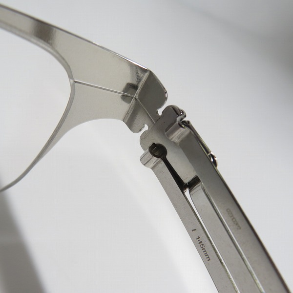 実際に弊社で買取させて頂いたic! berlin/アイシーベルリン volker b. メガネフレーム/眼鏡/アイウェア/863424の画像 5枚目