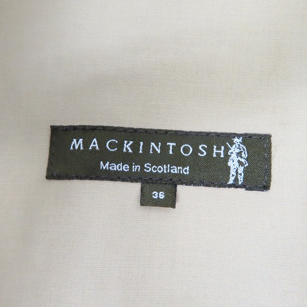 実際に弊社で買取させて頂いたMACKINTOSH/マッキントッシュ ステンカラーコート/36の画像 3枚目