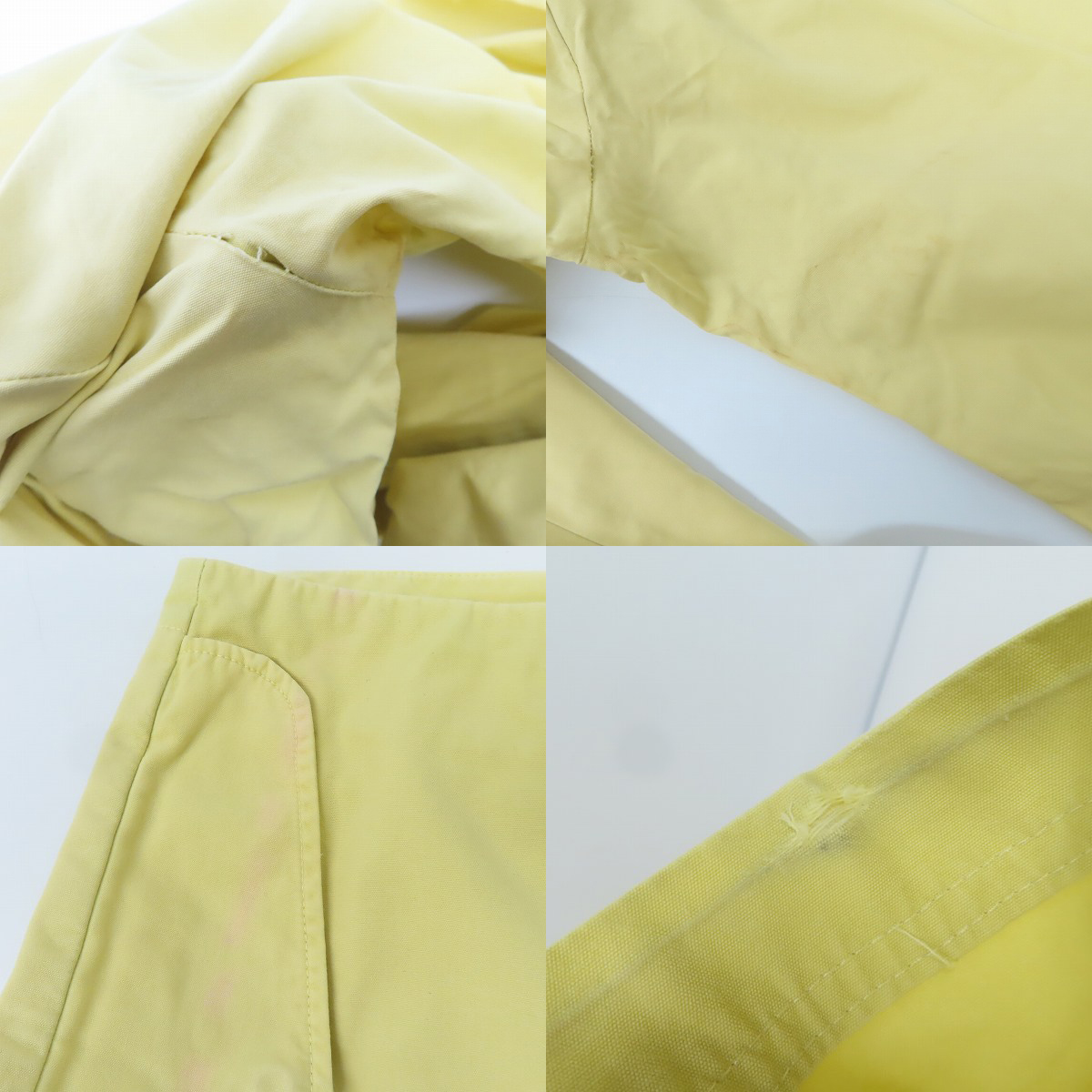 実際に弊社で買取させて頂いたMaison Martin Margiela 10/メゾンマルタンマルジェラ ここのえタグ コットン カラーパンツ イエロー/48の画像 7枚目