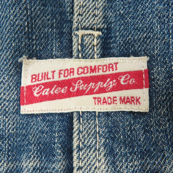 実際に弊社で買取させて頂いたCALEE/キャリー デニムジャケット インディゴ/Mの画像 3枚目