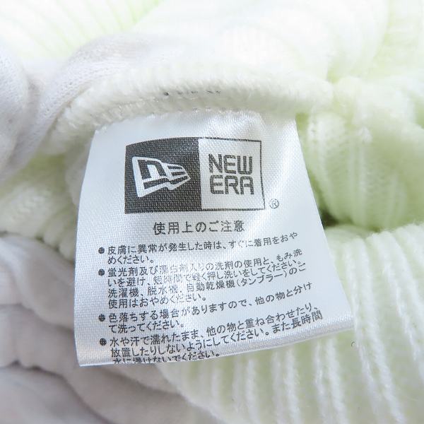 実際に弊社で買取させて頂いた(1)NEW ERA×FRAGMENT DESIGN/ニューエラ×フラグメント デザイン ポンポンニット リブ ホワイトの画像 6枚目