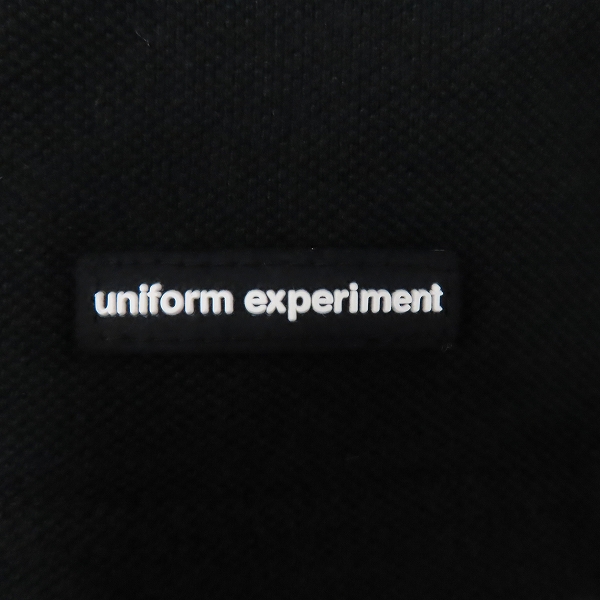 実際に弊社で買取させて頂いたuniform experiment/ユニフォームエクスペリメント S/S SEED STITCH WIDE POLO ポロシャツ UE-220053/3の画像 4枚目