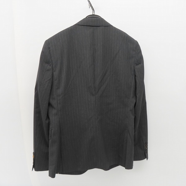 実際に弊社で買取させて頂いたPaul Smith/ポールスミス ストライプ柄 ウールテーラード ジャケット/Sの画像 1枚目