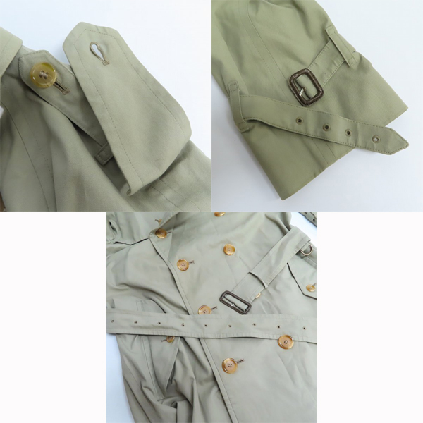 実際に弊社で買取させて頂いたBurberry's/バーバリー ノバチェック トレンチコート/46の画像 5枚目