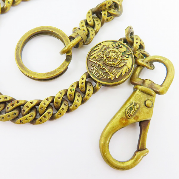 実際に弊社で買取させて頂いたCALEE/キャリー Concho Wallet Chain/コンチョ ウォレットチェーン ブラス