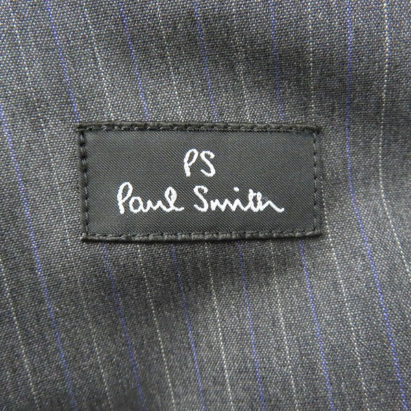 実際に弊社で買取させて頂いたPaul Smith/ポールスミス ストライプ柄 ウールテーラード ジャケット/Sの画像 2枚目