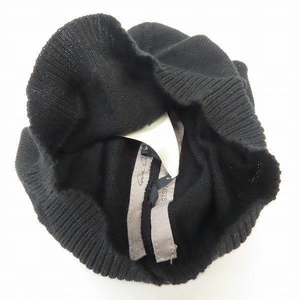 実際に弊社で買取させて頂いたRick Owens/リックオウエンス ビーニーキャップ RU18F1495-M/ONE SIZEの画像 4枚目