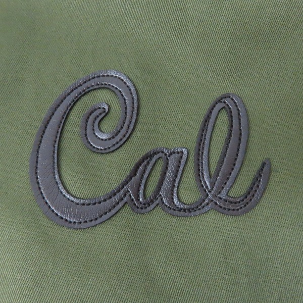 実際に弊社で買取させて頂いたCALEE/キャリー ノーカラー ジャケット レザーパッチ /Lの画像 5枚目