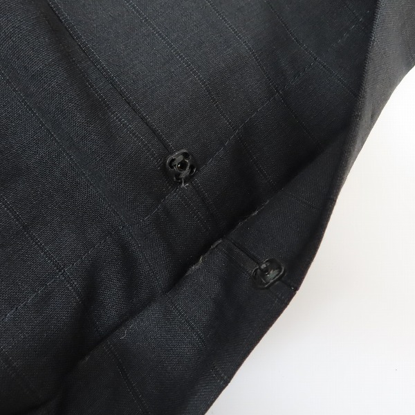 実際に弊社で買取させて頂いたGIORGIO ARMANI/ジョルジオアルマーニ 3B ストライプ テーラードジャケット/スラックス セットアップ/48の画像 8枚目