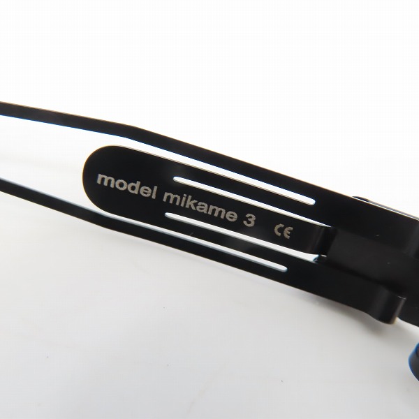 実際に弊社で買取させて頂いた999.9 for ic!berlin/フォーナインズ フォー アイシーベルリン mikame3 度入り メガネフレーム/アイウェアの画像 7枚目