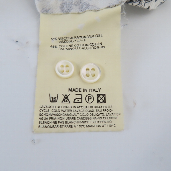 実際に弊社で買取させて頂いたMaison Martin Margiela 10/メゾンマルタンマルジェラ フラワー総柄 長袖シャツの画像 3枚目