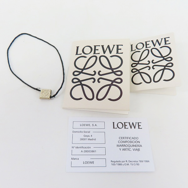 実際に弊社で買取させて頂いたLOEWE/ロエベ Tバックパック スモール グレインドカーフ 316.41.P32の画像 8枚目