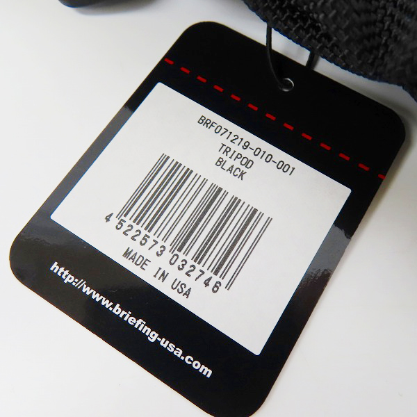 実際に弊社で買取させて頂いたBRIEFING/ブリーフィング TRIPOD トライポッド ボディバッグ ブラック BRF071219の画像 5枚目